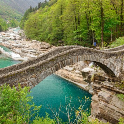 Valle Verzasca & Ascona stone bridge