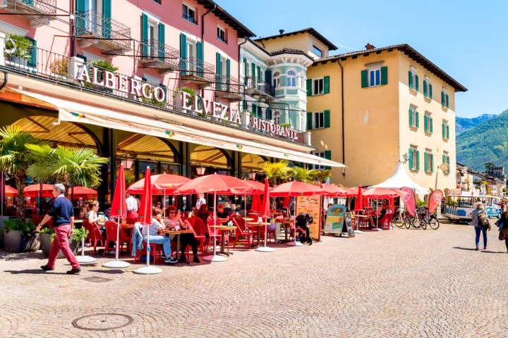 Valle Verzasca & Ascona restaurant terrace